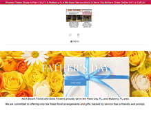 Tablet Screenshot of dossflowers.com